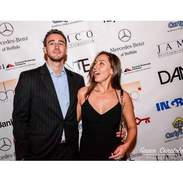 Jessica Pegula with her husband Taylor Gahagen