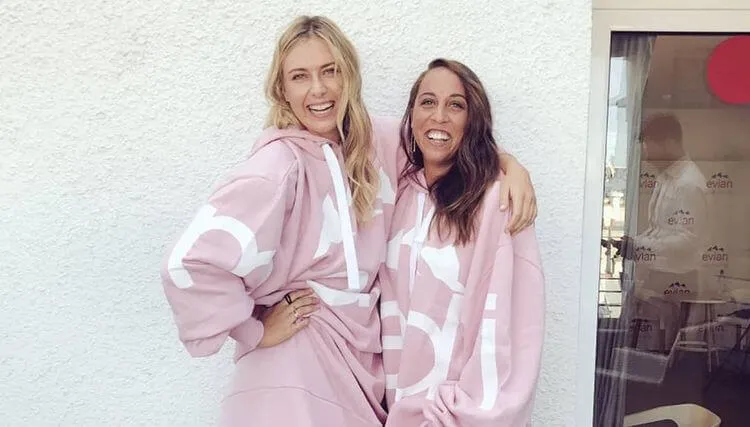 Madison Keys With Maria Sharapova