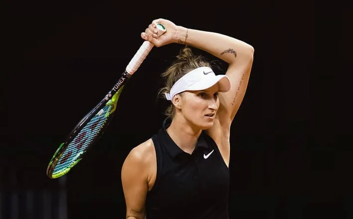 Marketa Vondrousova tattoos on arm