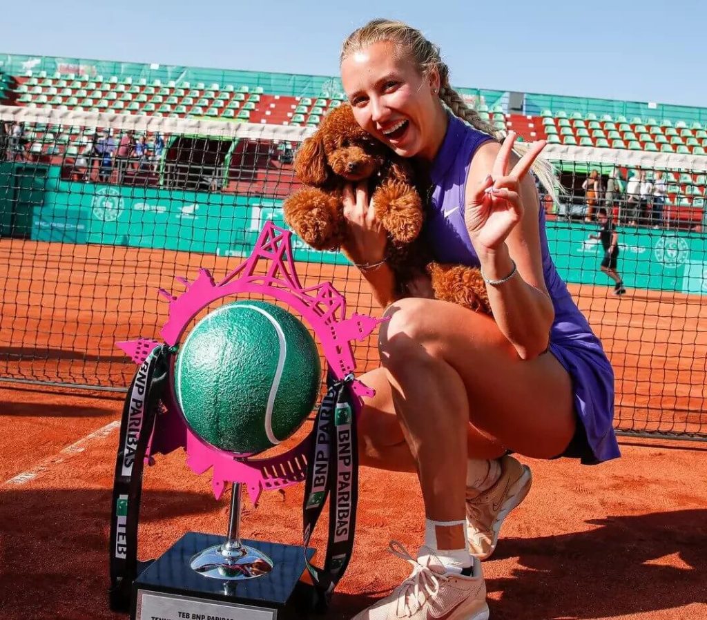 Anastasia Potapova of Russia wins the singles Istanbul Cup 2022