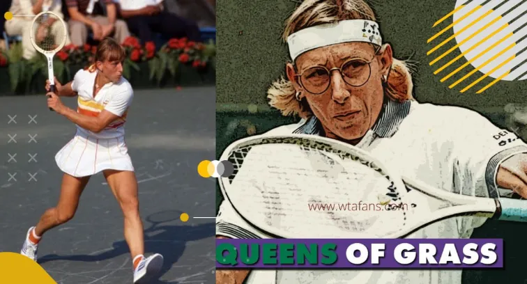Martina Navratilova Left Handed female tennis player is also a Queen of Grass Court