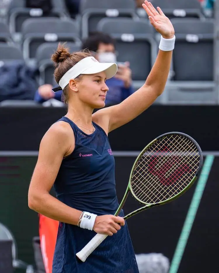 Veronika Kudermetova Playing With Wilson Blade 98 at Libema Open