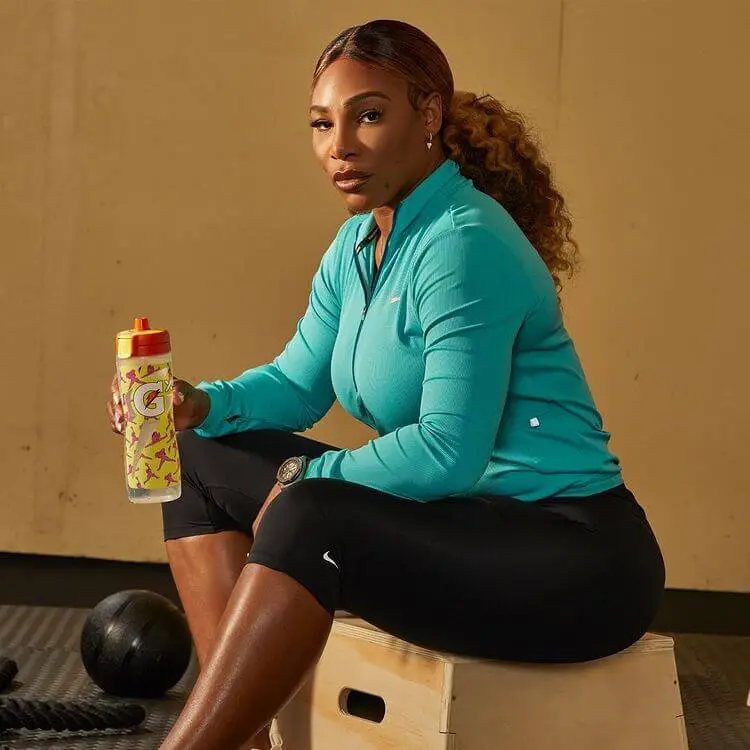 Serena Williams custom Bottles by Gatorade