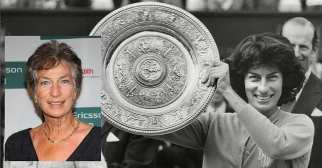 Virginia Wade british female tennis player