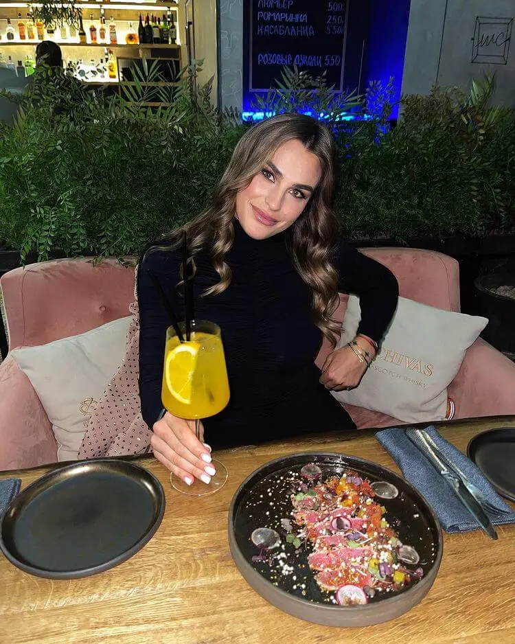 Aryna Sabalenka Enjoying Dinner