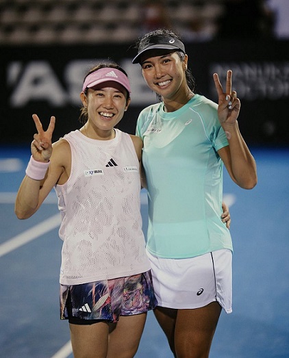 ASB Classic 2023 doubles winners