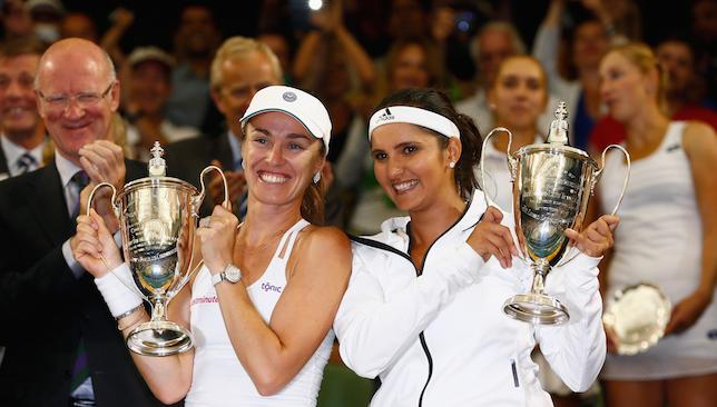 Martina Hingis and Sania