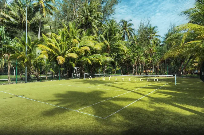 Pearl Beach Resort in Bora Bora Tennis Grass Court