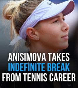 amanda anisimova takes break from tennis