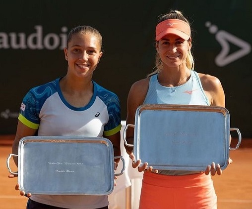  the Hungarian Anna Bondar and the French Diane Parry conquered the WTA 250 in Lausanne