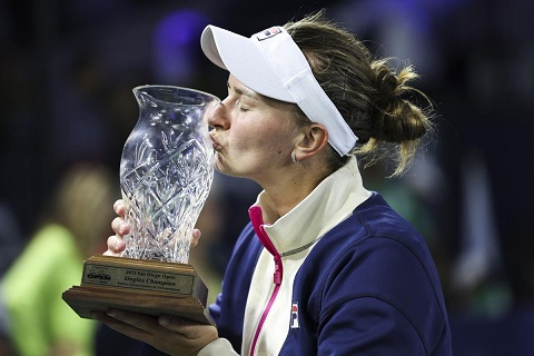 Barbora Krejcikova, singles title holder of San diego open 2023