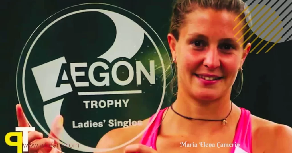 Maria Elena Camerin another best female tennis player from Italy