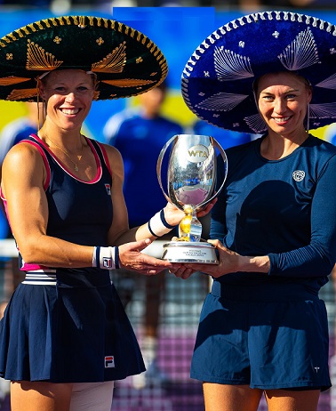 Vera Zvonareva  Laura Siegemund, WTA Finals 2023 doubles champions 