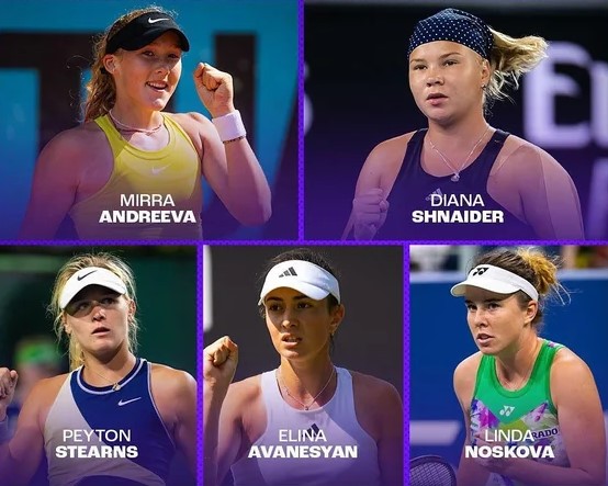 WTA newcomer of the year 2023 nominees