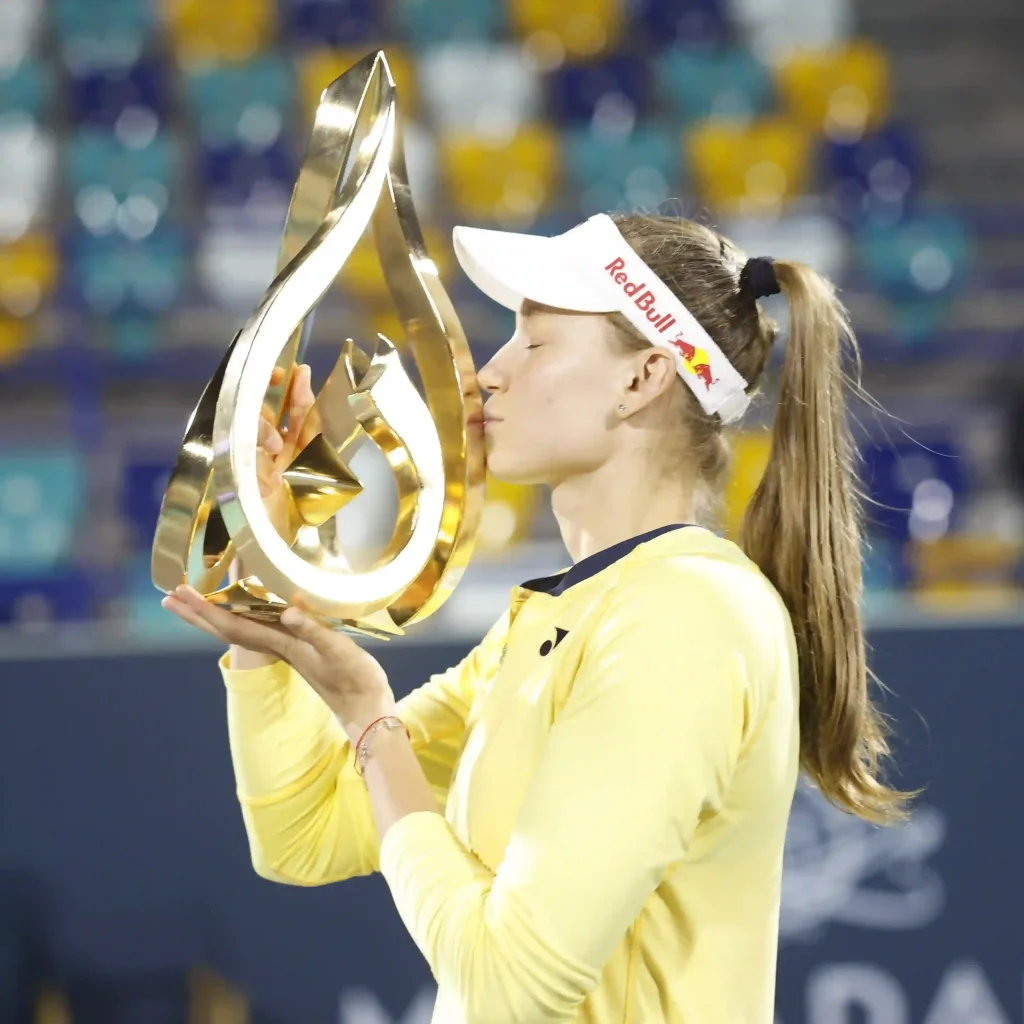 Elena Rybakina Abu Dhabi Open 2024 champion