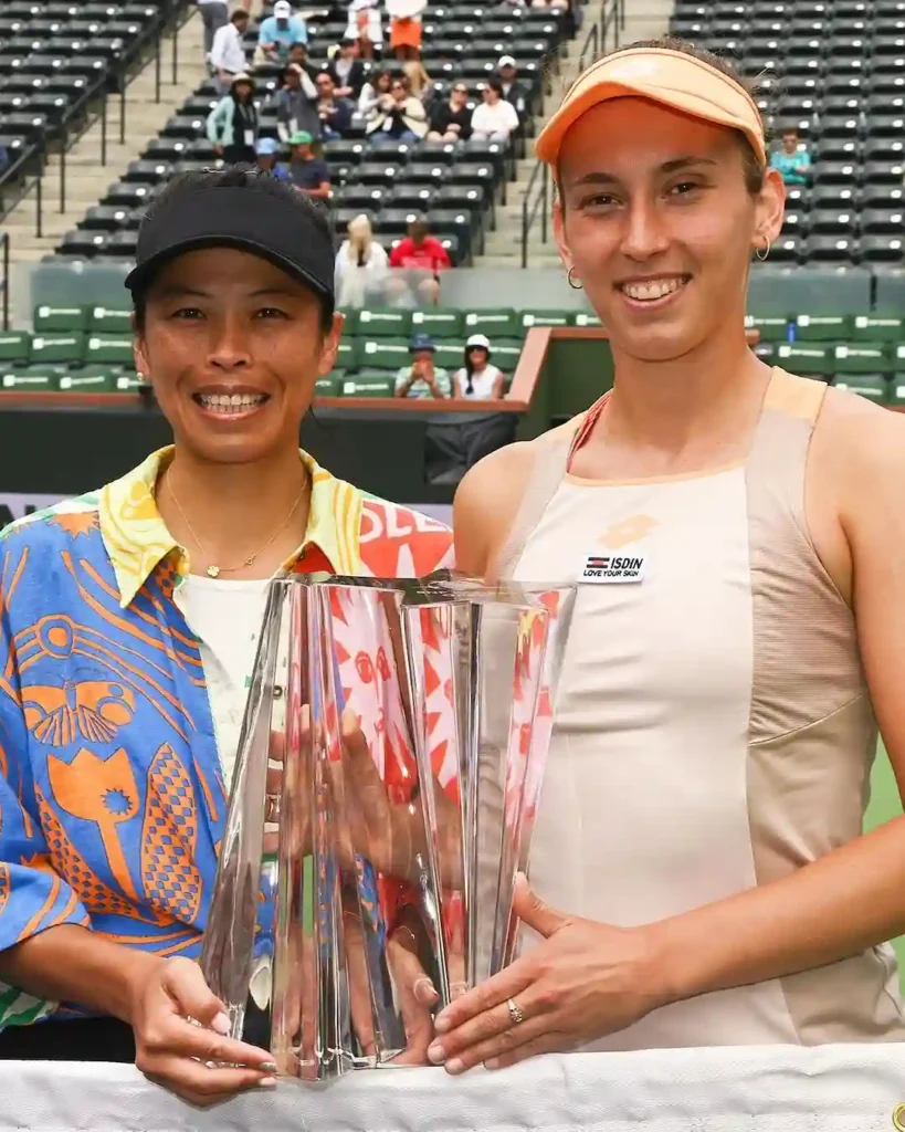 Hsieh Su-wei and Elise Mertens - Indian Wells 2024 doubles winner