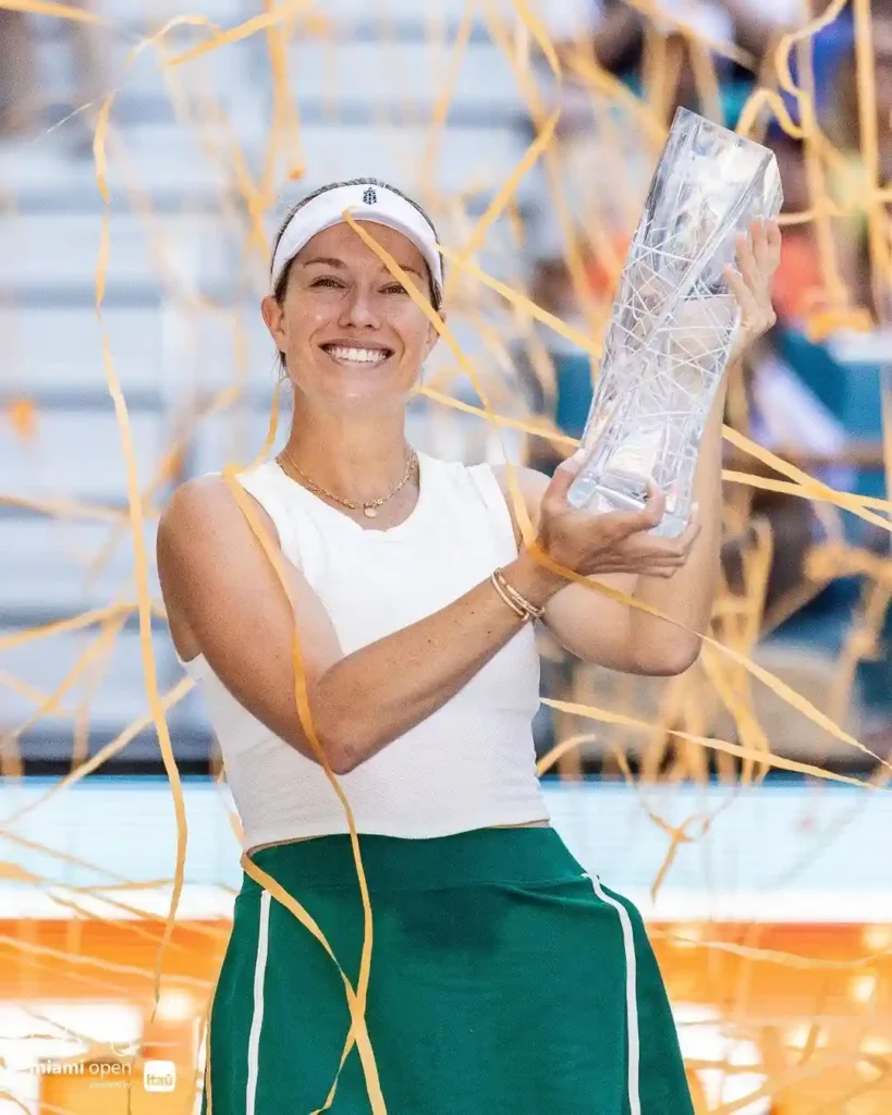 Danielle Collins With her 1st ever WTA 1000 title, Miami Open
