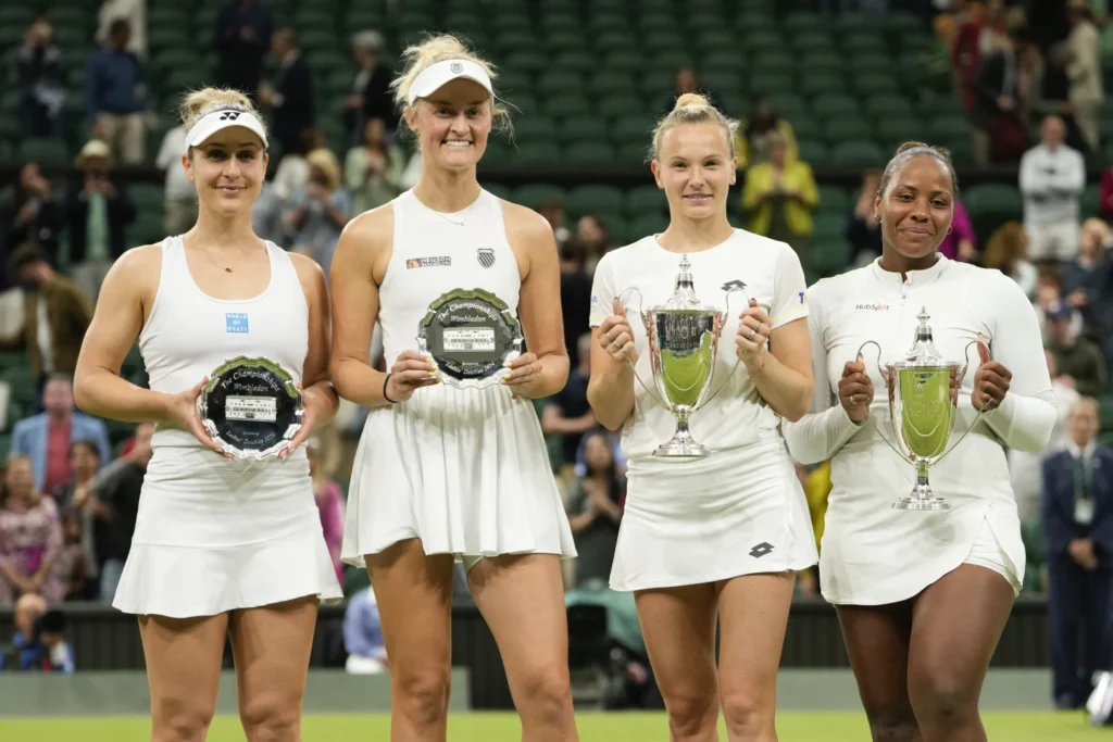 Katerina siniakova and Taylor Townsend